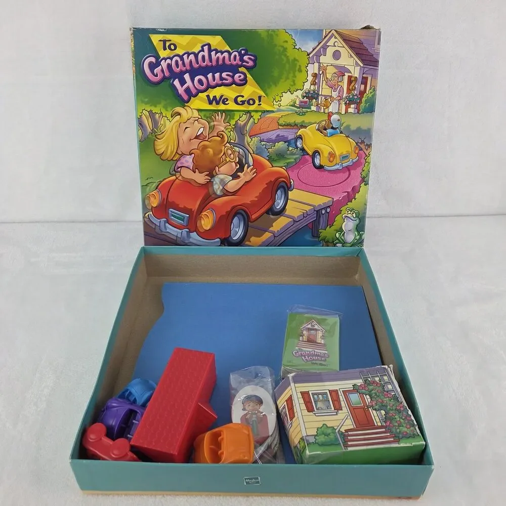 Vintage 2004 To Grandma's House We Go Board Game MB Hasbro 99% Complete